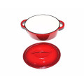 Finest Oval Gusseisen Stockpot Red Casserole Dish